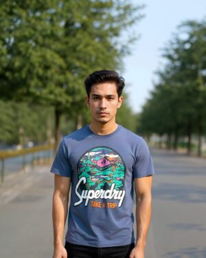 Dark Grey Superdry T-shirt