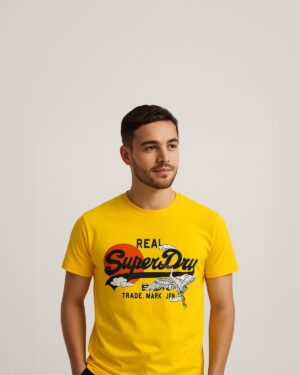 Yellow Superdry T-shirt